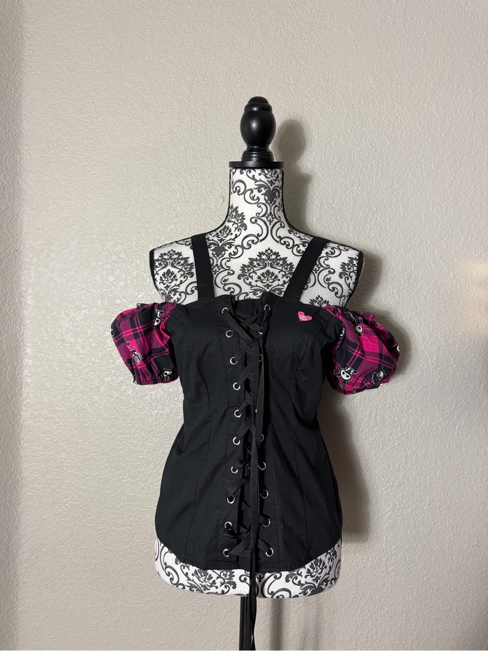 Skelanimals Corset-Style Top